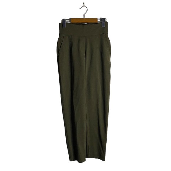 Kit and Ace Women’s Olive Green High Waisted Active Wear Pants - Picture 1 of 11